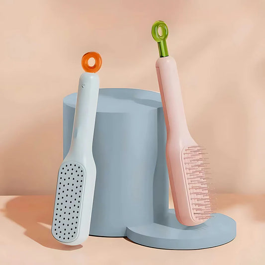 SELF CLEANING HAIR BRUSH FOR WOMEN